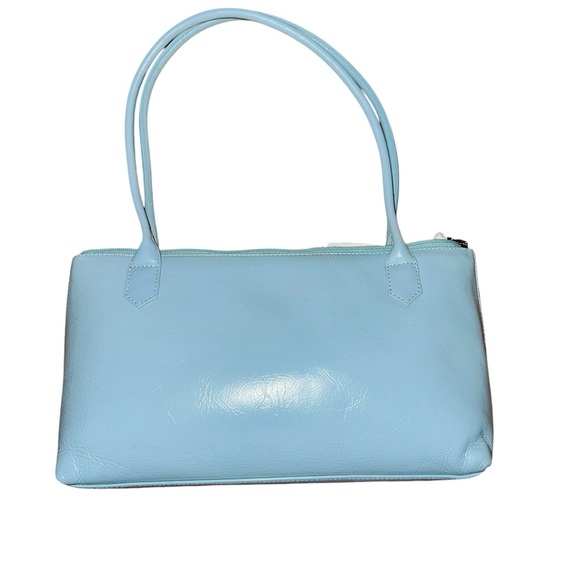 Hobo International purse Lt blue with yellow lining new - Picture 2 of 11